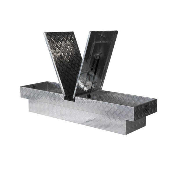 Side Mount Aluminum Tool Box | Weatherproof Lockable Storage