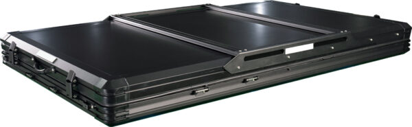 Roof Top Tent with Solar Panel Aluminum  Tent Lightweight for 2-4 Person