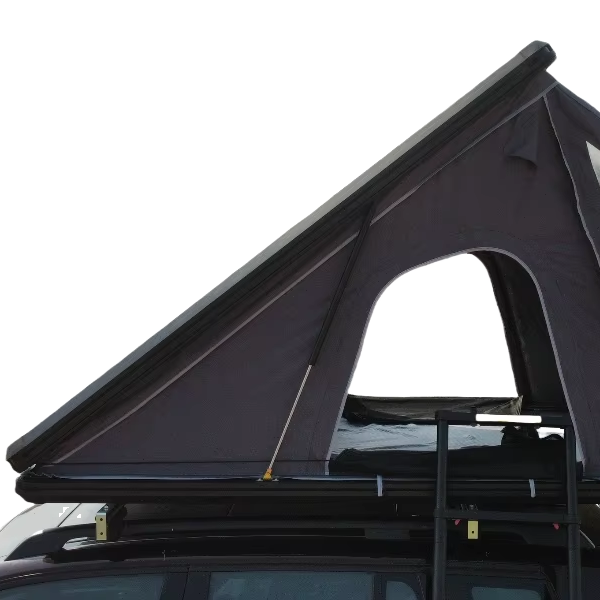 Roof Top Tent with Solar Panel Aluminum  Tent Lightweight for 2-4 Person